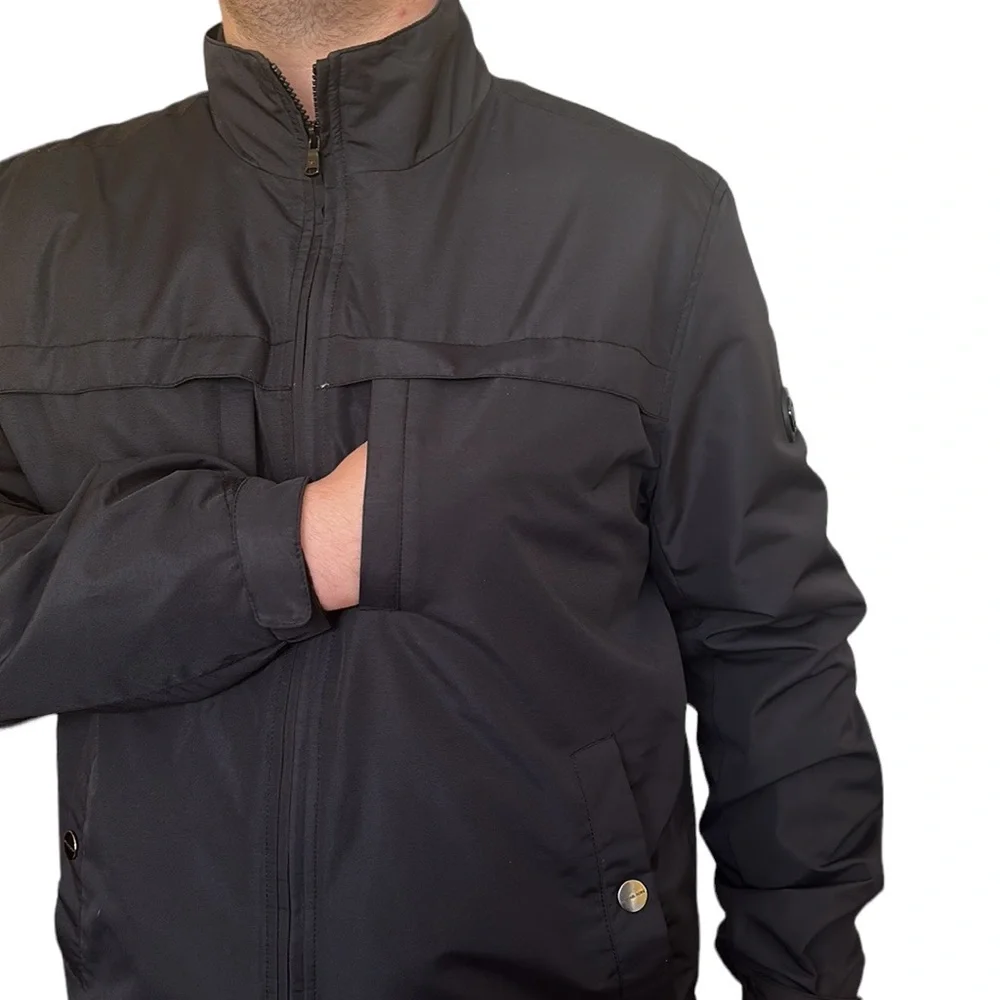 MICHAEL Michael Kors Men's Black Windbreaker Golf Jacket XL